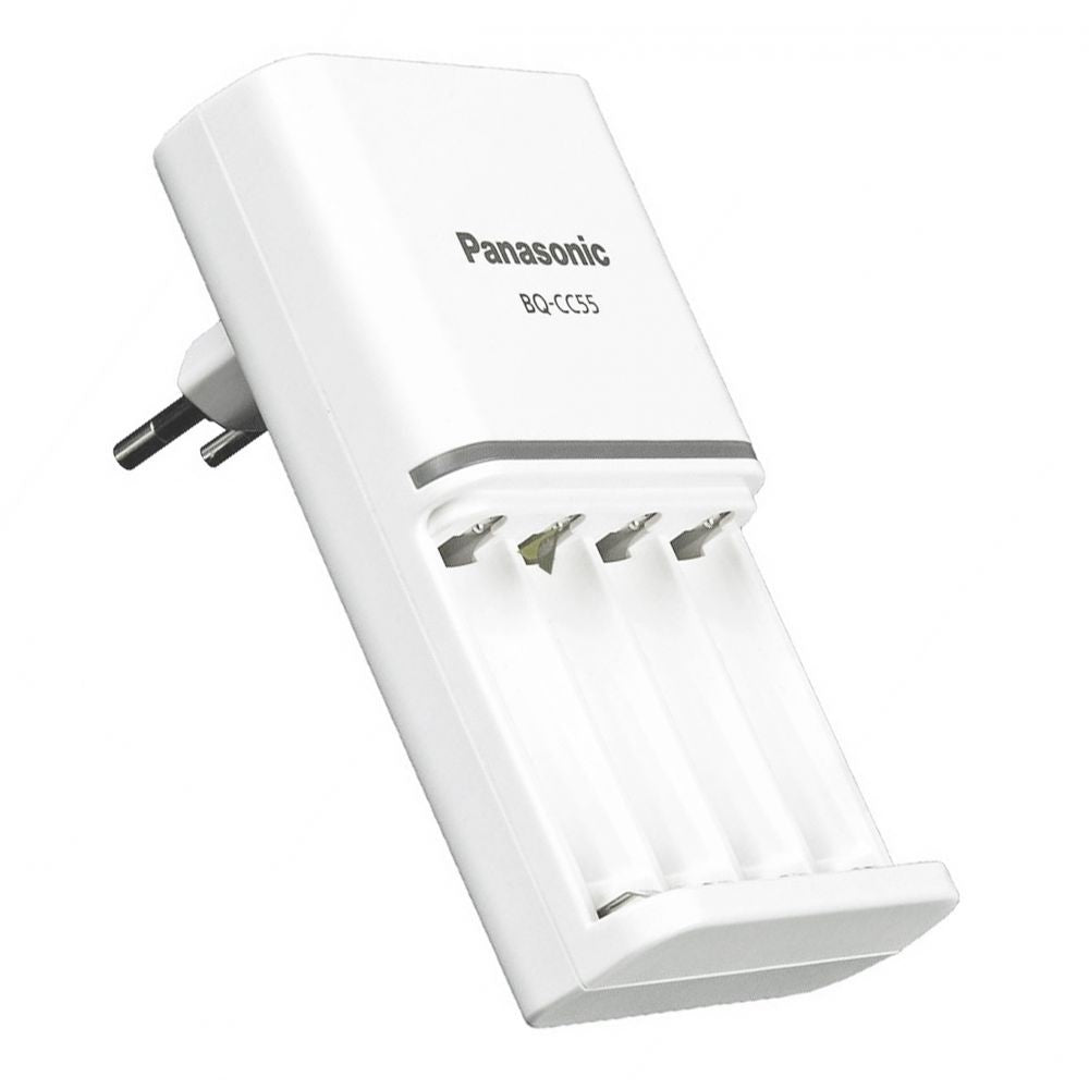 Încărcător Smart Eneloop BQ-CC55E - Rapid, Individual, 1.5h - 3