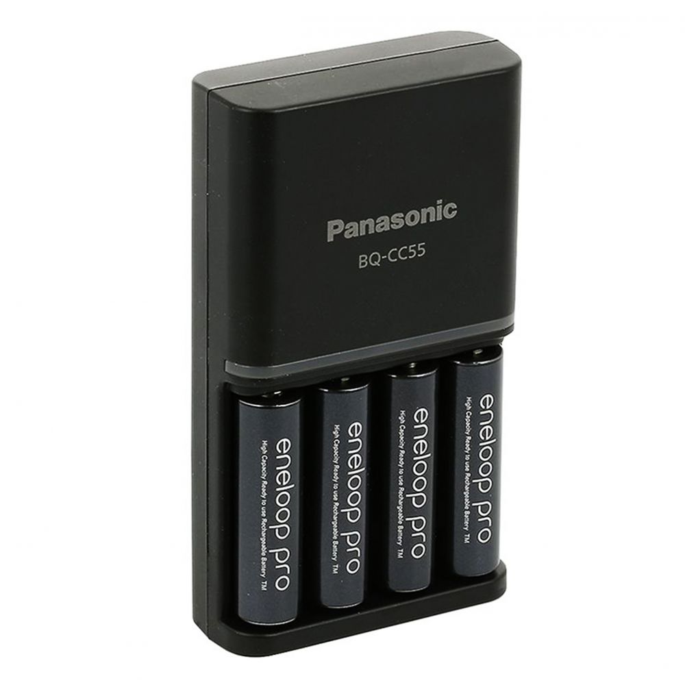 Încărcător Smart Eneloop K-KJ55HCD40E - 4x AA 2500mAh, Încărcare Rapidă - 3