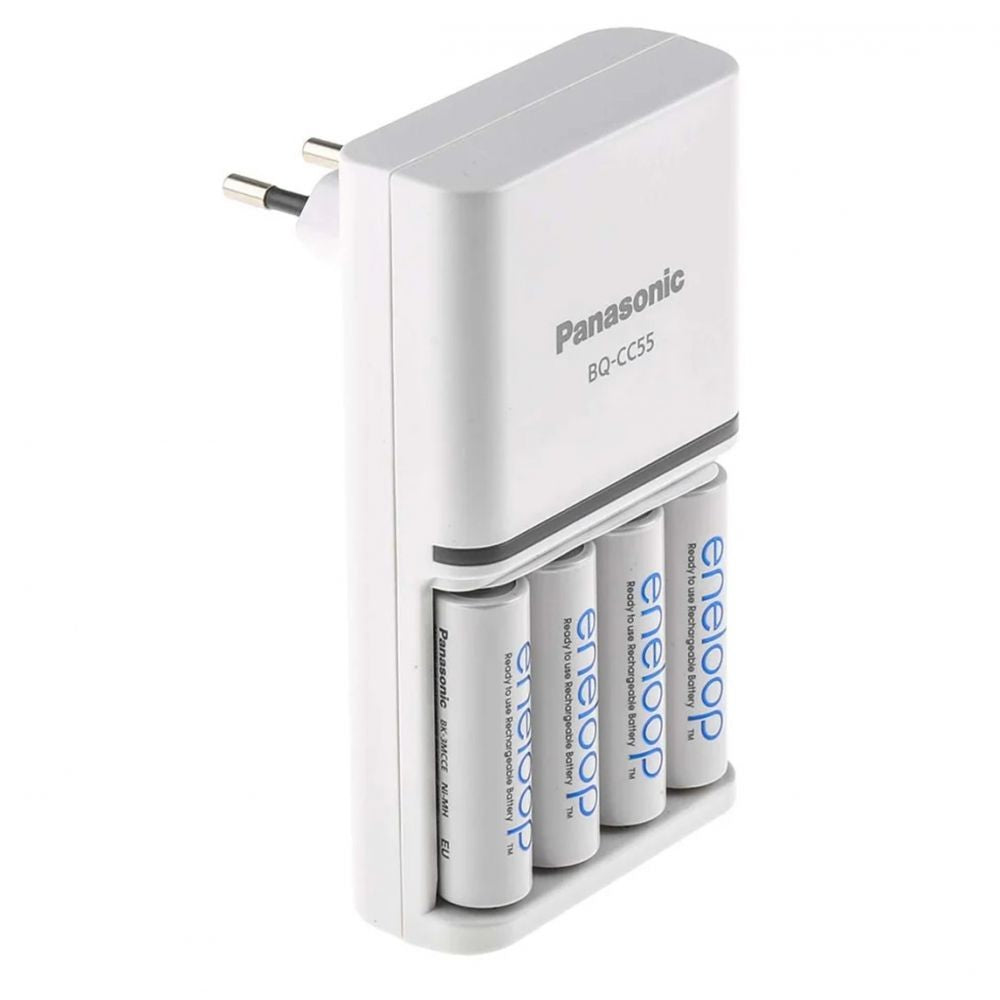 Încărcător Smart Eneloop K-KJ55MCD40E - Individual, Rapid 1.5h, 4x AA Incluse - 3