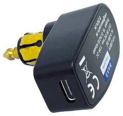 Încărcător USB-C BAAS USB19 cu Unghi - Încărcare Rapidă Moto