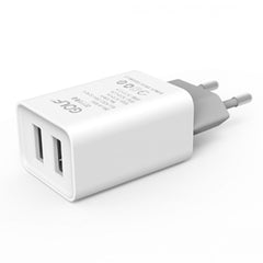 Încărcător USB Golf GF-U206 Dual 1A+2.1A 10W Alb - Rapid și Eficient - 3