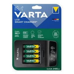 Încărcător Varta LCD SMART CHARGER+ AA/AAA - Incarcare Individuala, 4x AA Inclus - 2