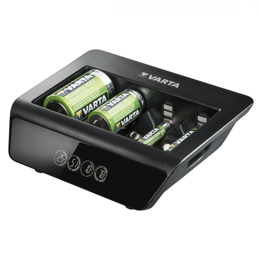 Încărcător Varta Universal Charger+ - 4 Canale, Ecran LCD, Inteligent - 9