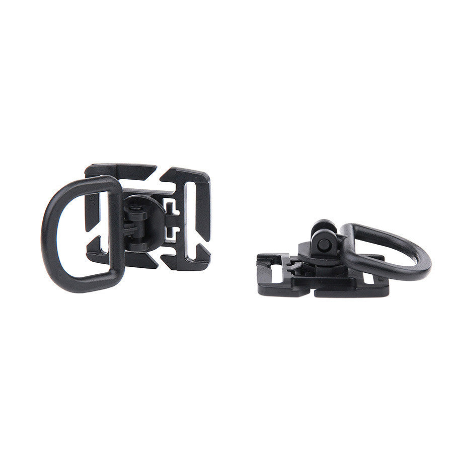 Inel D MOLLE 2-pack JFO04 Negru - Control Tactic al Echipamentului