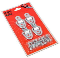 Inele de Ancorare D-Ring Essential Acebikes - Set 4 bucăți, 550 kg