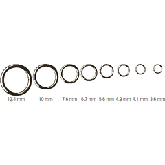 Inele Despicate Mustad D=5.6mm - Rezistență 13kg, Pescuit - 2