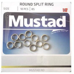 Inele Despicate Mustad Heavy Duty - Conexiuni Sigure Pescuit 24kg