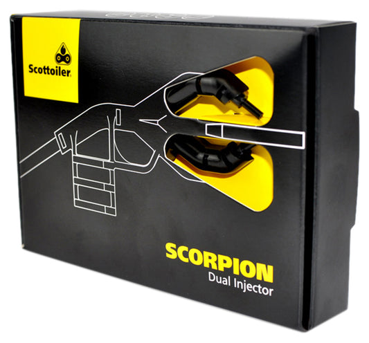 Injector Dublu Scottoiler Dual Injector - Ungere Uniformă Lanț Moto