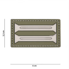 Insignă Embleem 3D PVC Germană Verde - Rezistență Tactica Garantată