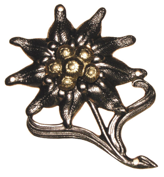 Insignă Metalică BW Gebirgsjäger-Edelweiß - Metal, Design Autentic