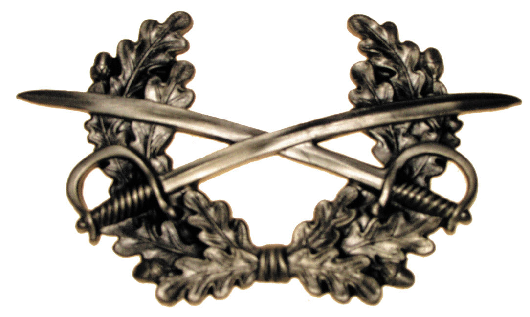 Insignă Metalică BW Schirmmützenabzeichen "Heer" Original - Metal, Siguranță