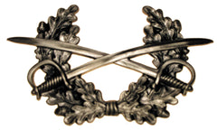 Insignă Metalică BW Schirmmützenabzeichen "Heer" Original - Metal, Siguranță