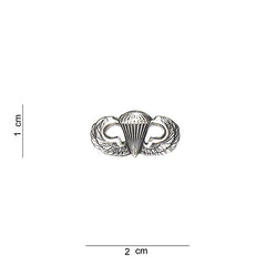 Insignă Metalică Para Wings Mici Argintii - Recunoaștere Elite Airborne