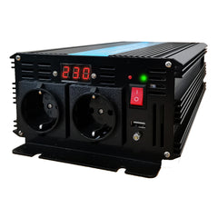 Invertor Auto 24V-230V 1000W Undă Pură TED Electric - Camping, Rulote - 3