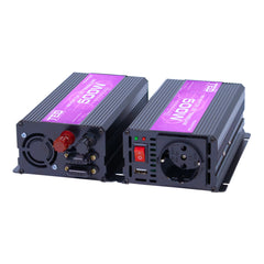 Invertor Auto 24V-230V 1000W Undă Pură TED Electric - Camping, Rulote - 9