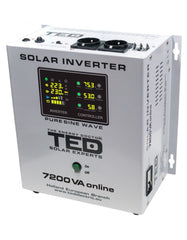 Invertor Solar Off-Grid 7200VA 5000W MPPT TED Electric - Undă Sinusoidală Pură - 2