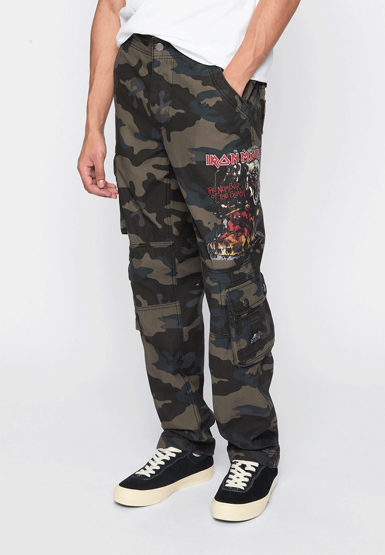 IRM Pure Slim Trouser Dark Camo Brandit - Confort Tactic Zilnic