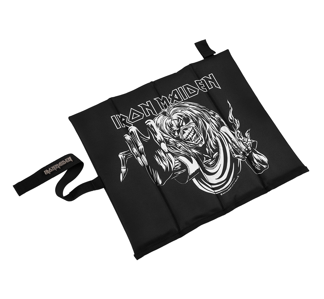 Iron Maiden Sit Mat Eddy Glow Negru Brandit - Suport Comod Portabil