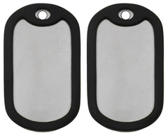 Izolator Plăcuțe US Silencer Negru MFH - Silicon, Protecție