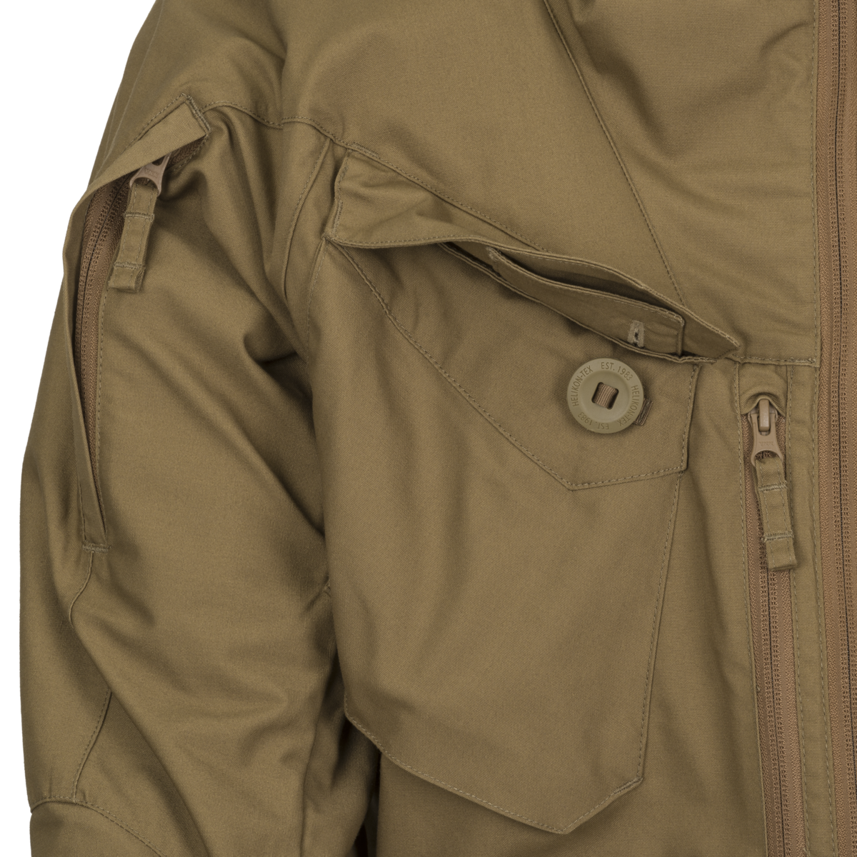 Jachetă Anorak Helikon-Tex PILGRIM® Neagră Ventilație Îmbunătățită