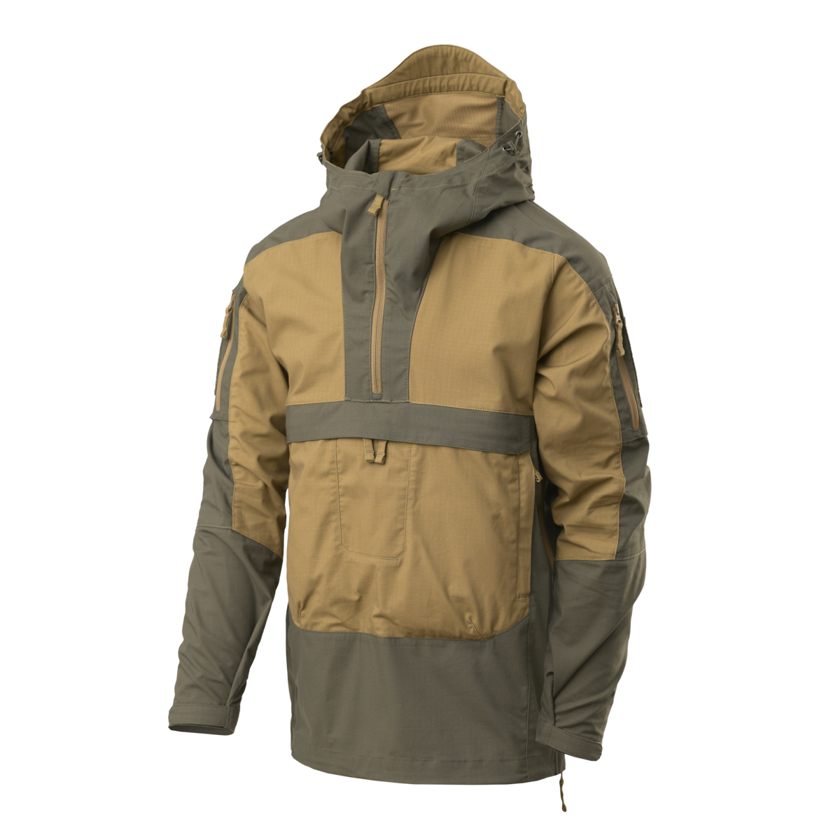 Jachetă Anorak Helikon-Tex Tracer Polycotton Stretch Ripstop Coyote/Taiga Green