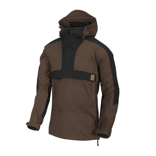 Jachetă Anorak Helikon-Tex WOODSMAN® DuraCanvas® Maro Pământiu