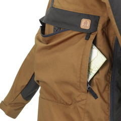 Jachetă Anorak Helikon-Tex WOODSMAN® DuraCanvas® Maro Pământiu