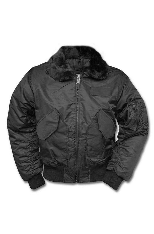 Jachetă Aviator Mil-Tec SWAT CWU – Nailon 210D, 200 g/m², Neagră