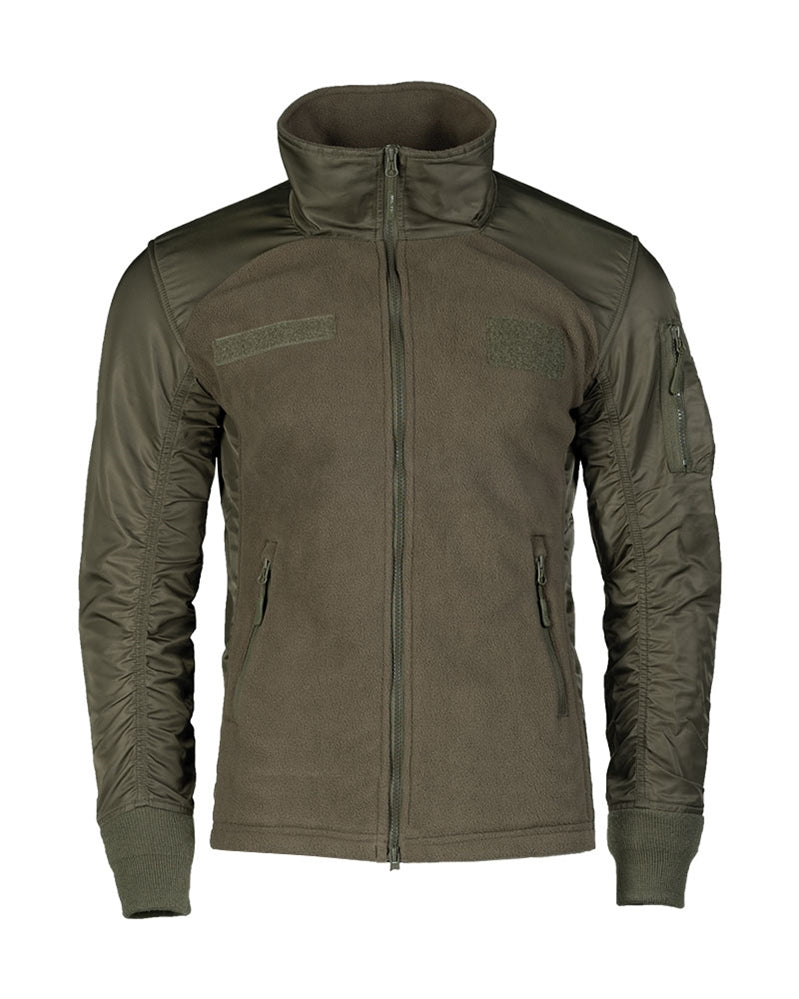 Jachetă Aviator Mil-Tec USAF – Fleece, Mâneci din Nailon