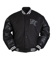 Jachetă Baseball NY Black Brodat