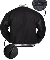 Jachetă Baseball NY Black Brodat