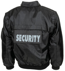 Jachetă Blouson Security Negru MFH - Fermoar ascuns, Buzunar mânecă