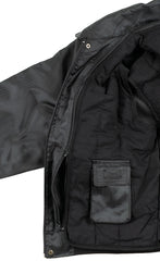 Jachetă Blouson Security Negru MFH - Fermoar ascuns, Buzunar mânecă
