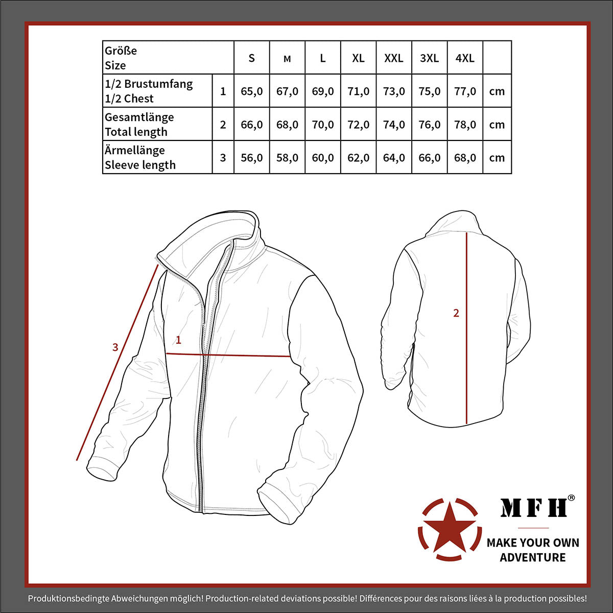 Jachetă Blouson Security Negru MFH - Fermoar ascuns, Buzunar mânecă