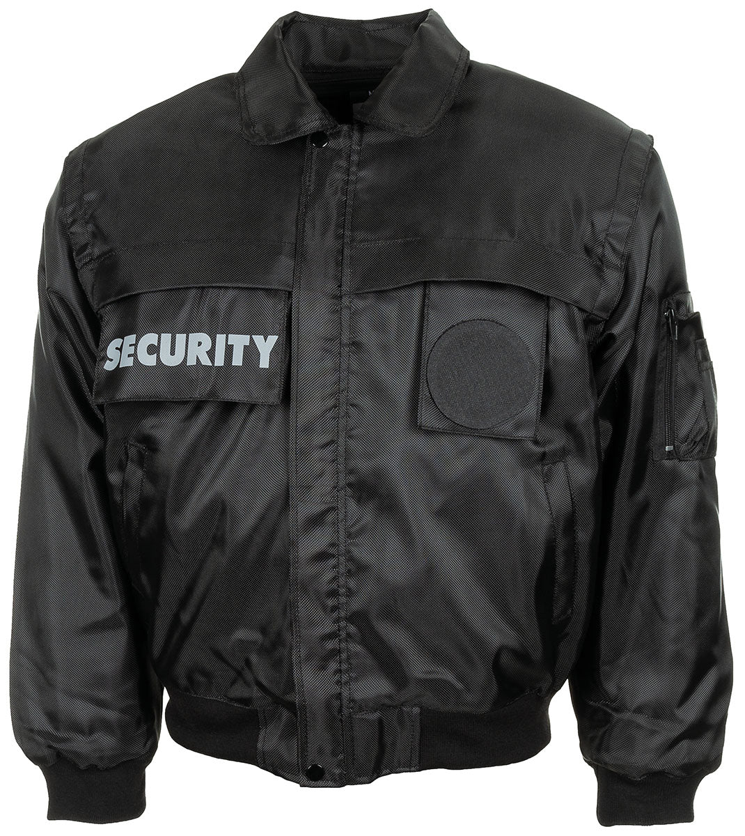 Jachetă Blouson Security Negru MFH - Fermoar ascuns, Buzunar mânecă