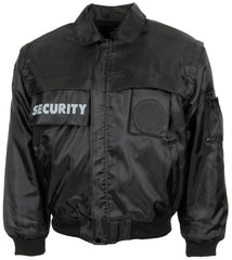 Jachetă Blouson Security Negru MFH - Fermoar ascuns, Buzunar mânecă