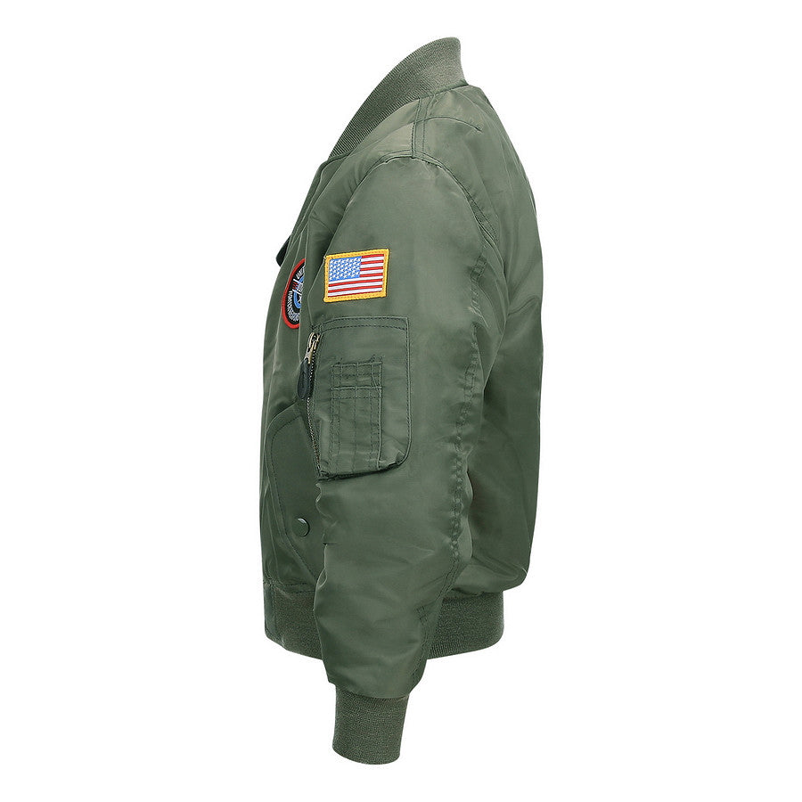 Jachetă Bomber Kinder MA-1 Verde Military-Shop - Stil Autentic & Rezistență