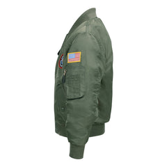 Jachetă Bomber Kinder MA-1 Verde Military-Shop - Stil Autentic & Rezistență