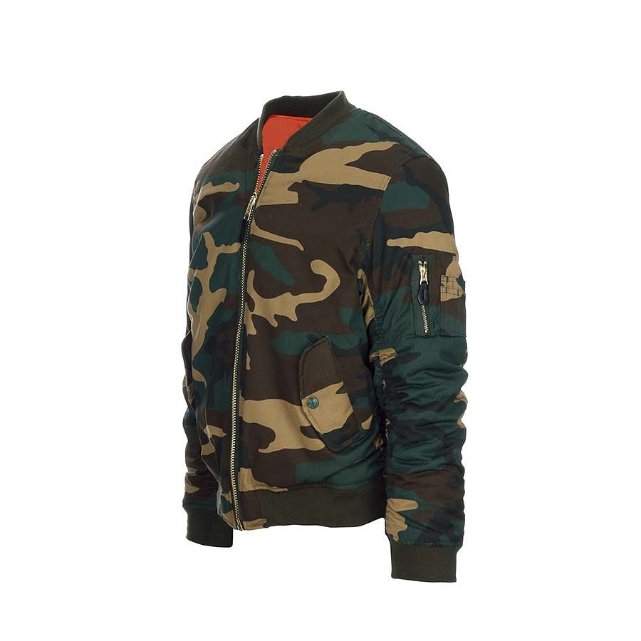 Jachetă Bomber Kinder MA-1 Woodland - Pregătit pentru Orice Aventură