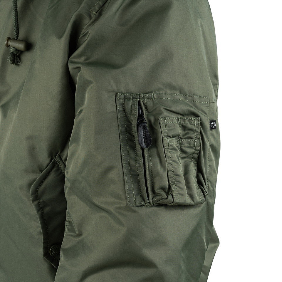 Jachetă Bomber MA-1 Hooded Verde - Stil Autentic & Rezistență Urbană