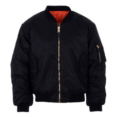 Jachetă Bomber MA-1 Negru Fostex Garments® - Performanță Tactică, Stil Iconic