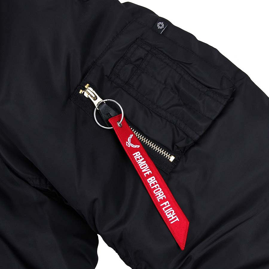 Jachetă Bomber MA-1 Negru Fostex Garments® - Performanță Tactică, Stil Iconic