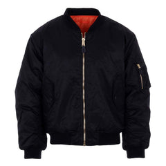 Jachetă Bomber MA-1 Negru Fostex Garments® - Performanță Tactică, Stil Iconic