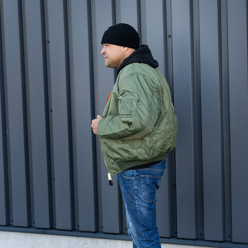Jachetă Bomber MA-1 Verde Fostex Garments - Rezistență și Stil Legendar
