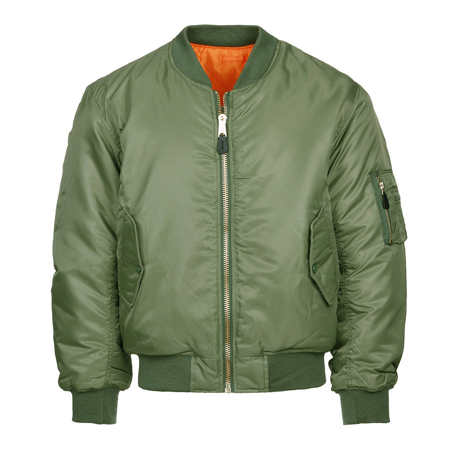Jachetă Bomber MA-1 Verde Fostex Garments - Rezistență și Stil Legendar