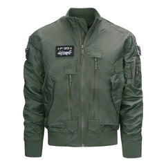 Jachetă Bomber Tactical F-35 Flight Verde - Performanță și Stil Activ