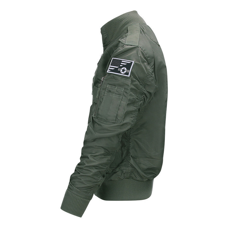 Jachetă Bomber Tactical F-35 Flight Verde - Performanță și Stil Activ