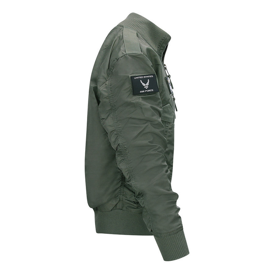 Jachetă Bomber Tactical F-35 Flight Verde - Performanță și Stil Activ