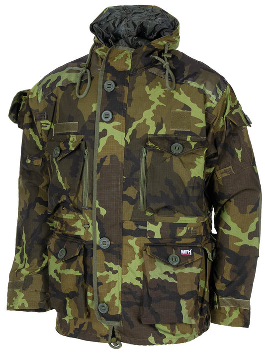 Jachetă Comando Smock M 95 CZ Camo MFHProfessional - Rip Stop, Fermoar Bidirecțional