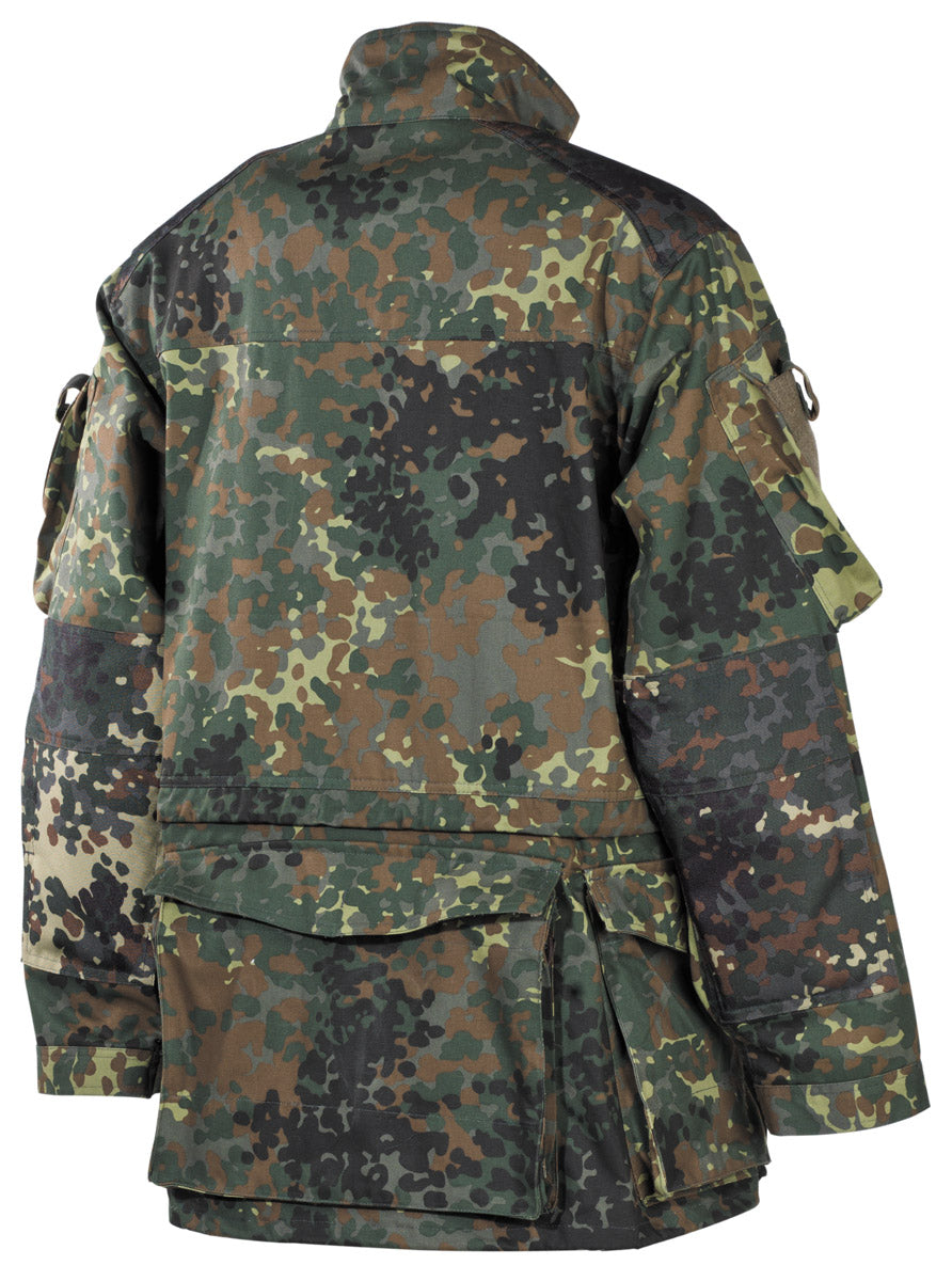 Jachetă Combat BW Kampfjacke Camuflaj BW MFH - Guler fleece, Fermoar 2-way
